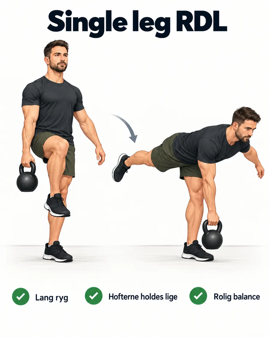 Single leg RDL